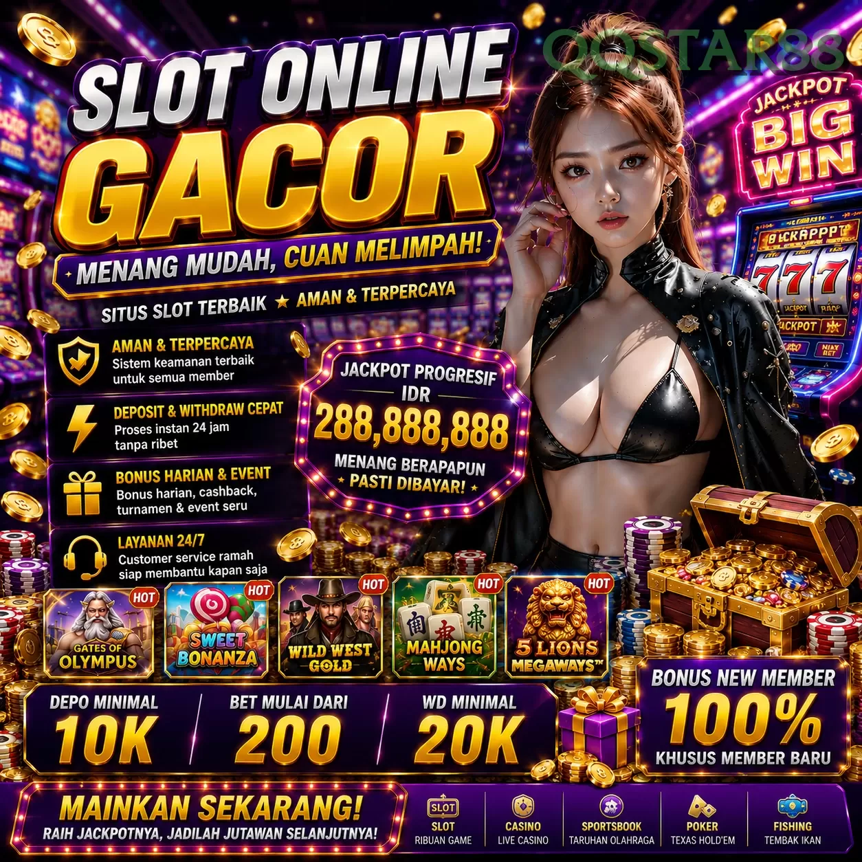 Berbagai Jenis Permainan yang Tersedia di qqstar88